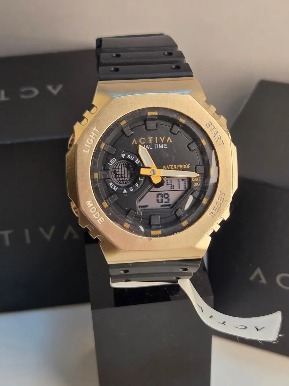 Activa X Invicta ACW423-008 Dual Time Tactical Sport Analog Digital Watch New